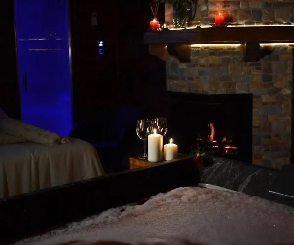 Mini spa in chalet bosco e trullo