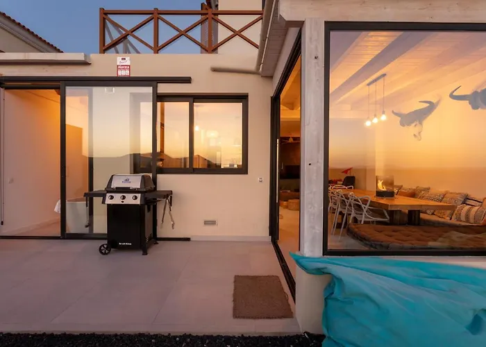 Villa Calderon Hondo. Top Design , Views And Pool Lajares-Corralejo